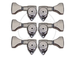 Hipshot "Griplock" Machine heads - Open Gear - Set - Chrome