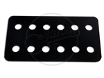 Black PVC Humbucker Top Plate