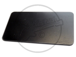 Black PVC Humbucker Top Plate - Blank