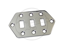 Switch Control Plate for Fender Jaguar in Chrome