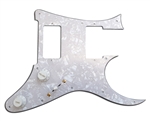 A Loaded White Pickguard suitable for IbanezÂ® RGÂ®