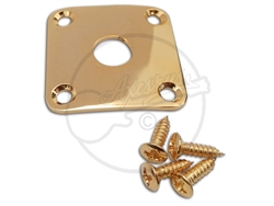 Square Jack Plate - Curved - Gold