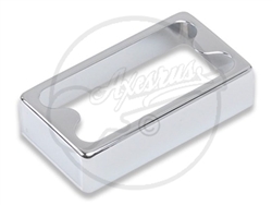 Open Frame Humbucker Cover - German Silver / Nickel