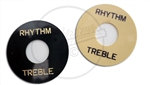 Pickup " Rhythm Treble" Selector Ring in Aged White and Black