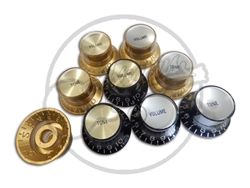 4 x Gibson Styled Top hat knobs - 2 vol 2 tone