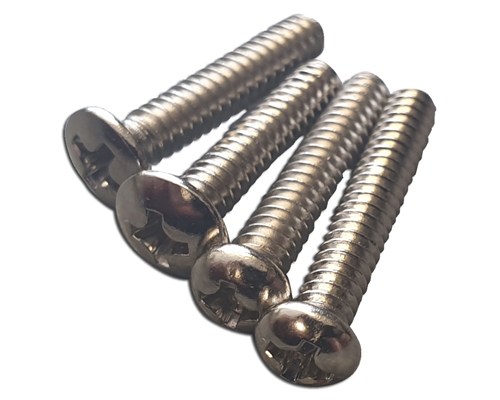 A Selection of 6 32 UNC Bolts with different heads