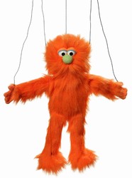 Orange Monster Marionette