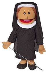 Nun Full Body Puppet w/ Hispanic Skin