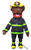 25" Fireman (Black) Full Body Puppet