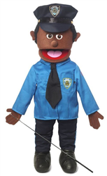 25" Policeman (Black) Full Body Puppet