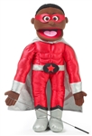 Black Superhero Boy - FullBody Puppet