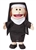 Nun Hand Puppet w/ Peach Skin