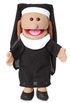 Nun Hand Puppet w/ Hispanic Skin