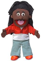 Sierra - Black Girl Hand Puppet