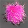 Raccoon Pom-Pom w/o Snap Hot Pink