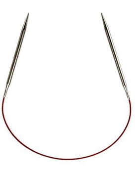 Knit Red 9" Circular Needle #1 (2.25mm)