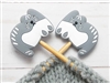 Fox and Pine Stitch Stoppers Grey Cat