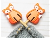 Fox and Pine Stitch Stoppers Fox