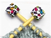 Fox and Pine Stitch Stoppers Colorful Leopard Hexagons