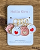 Hello Kim Stitch Markers: Heart Cats