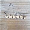 Katrinkles Instruction Stitch Marker Set/ Ring/ Wood