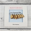 Katrinkles Sweater Stitch Marker Ring Wood