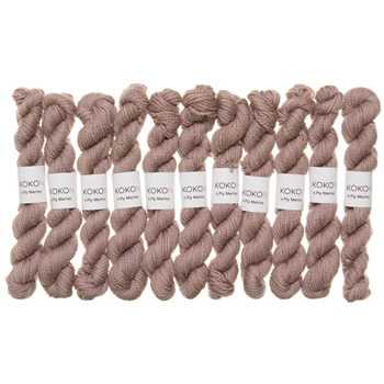 Kokon Fingering Weight Merino 10gr Clay mini skein