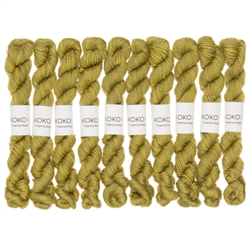 Kokon Fingering Weight Merino 10gr Cress mini skein