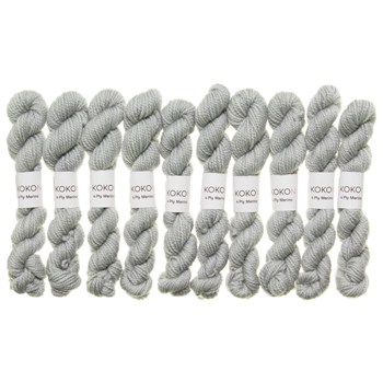 Kokon Fingering Weight Merino 10gr Dew mini skein