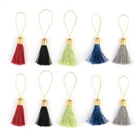 Lantern Moon Stitch Markers - Tassel