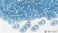 Miyuki 6/0 Glass Beads 260 Transparent Light Blue AB 30gr