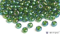 Miyuki 6/0 Glass Beads 354 Chartreuse-lined Green AB 30gr