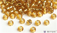 Miyuki 6/0 Glass Beads 4 Silver-lined Gold AB 30gr