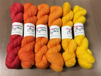 Scrumptious HT 1/2 Skein Gradients Smoothie Bar (Final Sale)