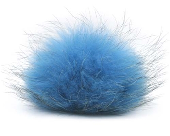 Raccoon Pom-Pom w/ Snap 012 Blue/Charcoal