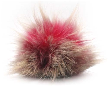 Raccoon Pom-Pom w/ Snap 507 Pink/Charcoal (Discontinued)