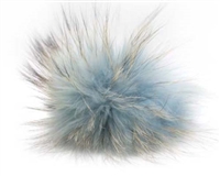 Raccoon Pom-Pom w/ Snap 605 Light Blue