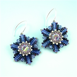 Beaded Flower Earrings