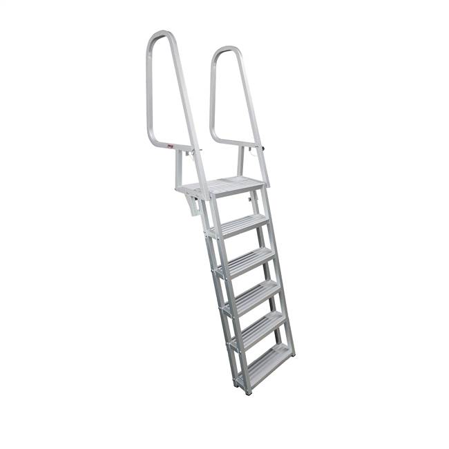 Extreme Max 3005.4122 Deluxe Flip-Up Dock Ladder - 6-Step