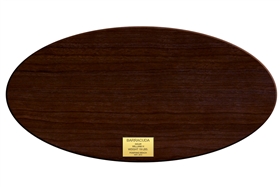 Wood Plaque - Oval