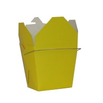 Yellow Colored Chinese Takeout Boxes in 3 great sizes perfect for favors.