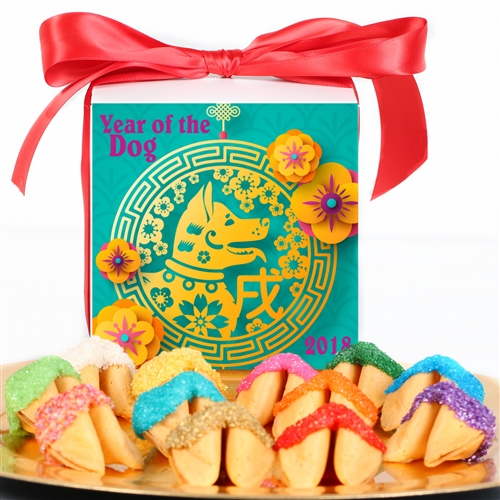 This Chinese New Year Fortune Cookie gift is a sweet treat