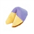 Medium Purple Colored Chocolate Covered Fortune Cookies!