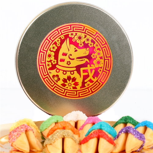 This Chinese New Year Fortune Cookie gift is a sweet treat