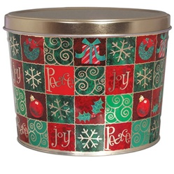 A classic holiday gift tin filled with good fortune and good cheer. This christmas gift tin will bring the spirit of the holidays to anyone you send it to. Perfect for a corporate gift or thank you!