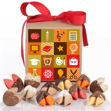 Class Act Dazzle Dozen Gift Box of a dozen assorted fortune cookies for teachers