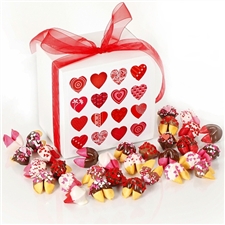 Big Hearted chocolate covered fortune cookies is the perfect valentine's day gift for your sweetheart.