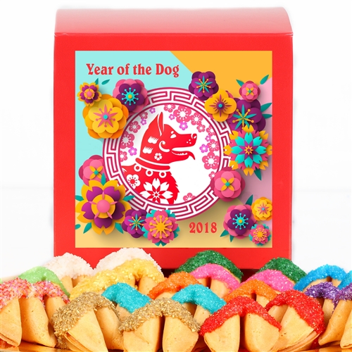 This Chinese New Year Fortune Cookie gift is a sweet treat