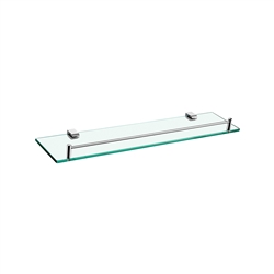 Aqua Chiaro by KubeBath Glass Shelf - Chrome