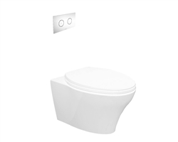 Caroma Somerton Invisi Series II Wall Hung Toilet w/ Soft Closing Seat